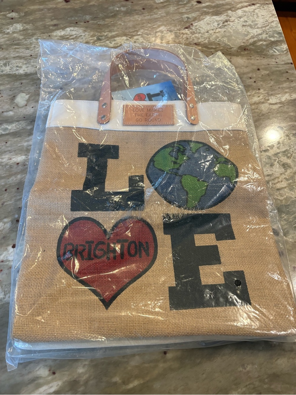 Brighton LOVE THE EARTH Tote